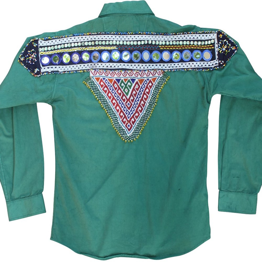 Embellished Ethnic Tie-Dye Top - Picture 8 of 16